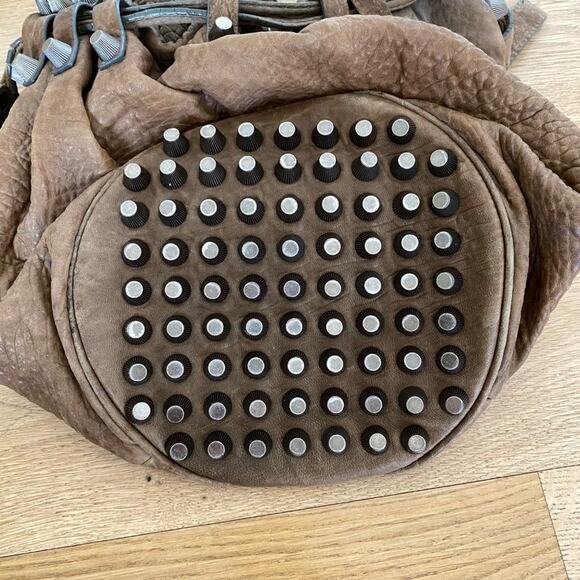 Alexander Wang Studded Diego Bucket Bag in Brown - Picture 3 of 8